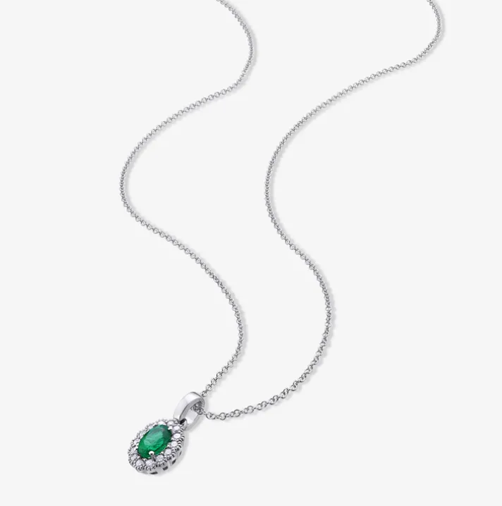 Colgante Durán con esmeralda