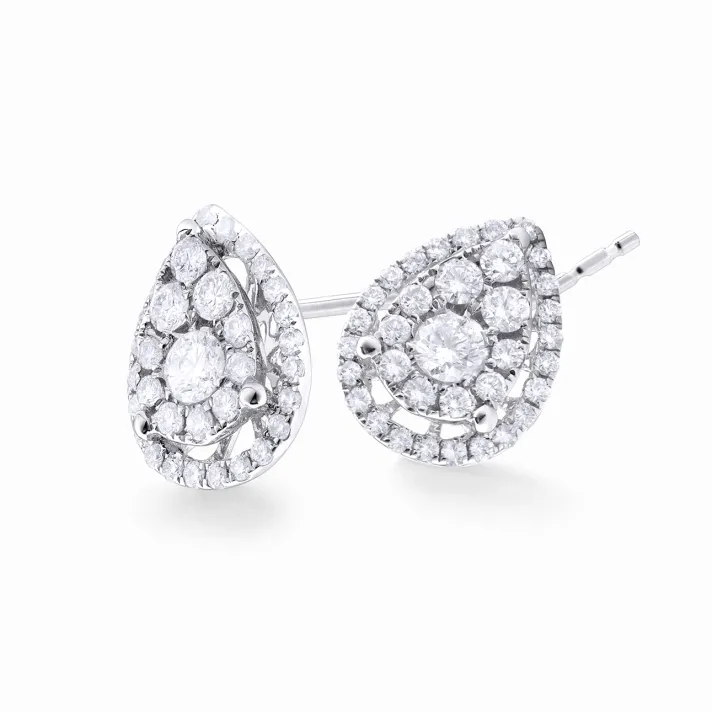Pendientes Durán con diamantes