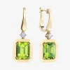 Pendientes Durán con peridoto