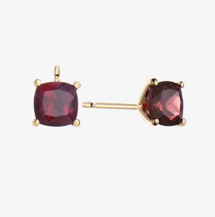 Pendientes Durán de granates