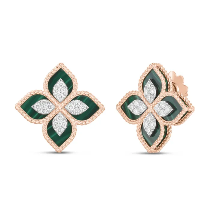 Pendientes Roberto Coin Princess Flower