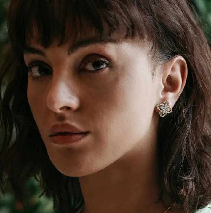Pendientes Roberto Coin Princess Flower