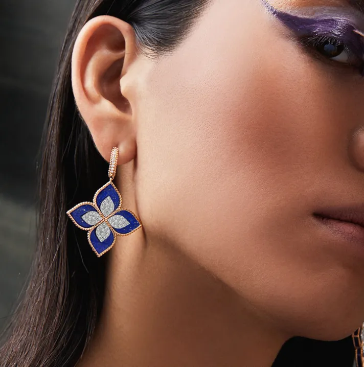 Pendientes Roberto Coin Princess Flower
