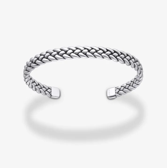 Pulsera abierta Durán de plata
