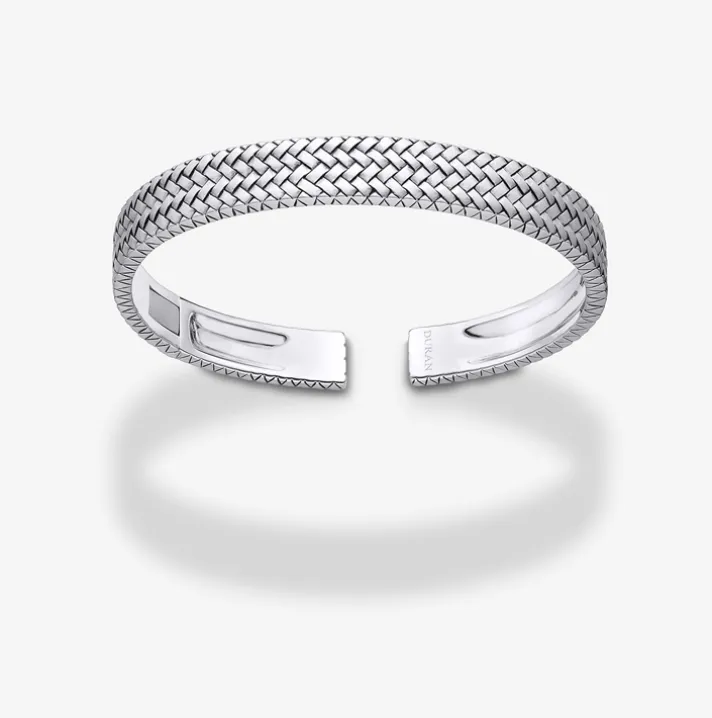Pulsera abierta Durán de plata